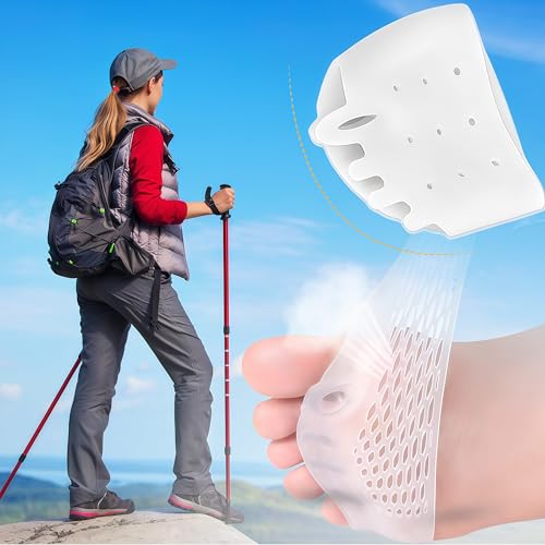 Hyggear Silicone Toe Separators for Women – 2025 New 4 Pairs Hygear Toe Separators for Overlapping Toes Foot Corrector, Soft and Breathable Toe Separators for Men and Women (Mix)