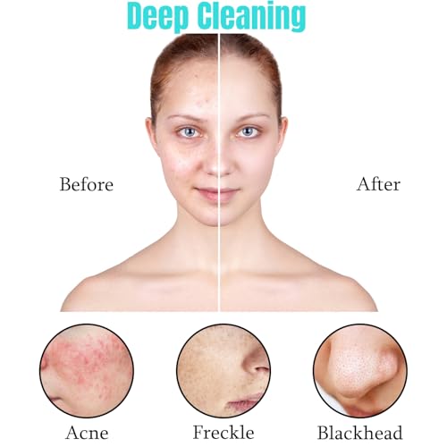 Hiceeden 60PCS Lash Shampoo Brushes Set, Glitter Crystal Eyelash Extension Cleaner Brushes, Nose Pore Deep Cleaning Brush, Blackhead Remover Lash Extension Brushes, Pink (30pcs Brush and 30pcs Tube)