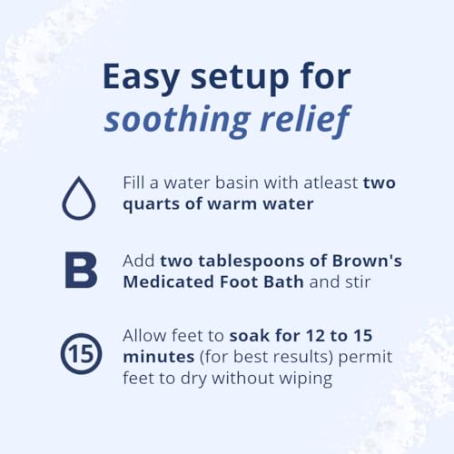 Brown's Original Medicated Foot Bath (8oz)