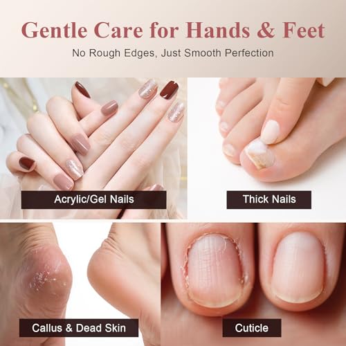 Cordless Nail Drill Professional, Electric Nail File Wireless for Gel Acrylic Dip Powder, Portable Nail Drill Tool for Women, Rechargeable Gel Polish Remover, Manicure Pedicure Polishing Set(White)