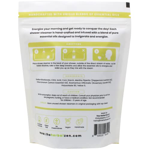 Bulk Shower Steamers with Essential Oils Combo Set by The Herbal Zen (3 Packs of 10 tablets, Value Set), Bulk Shower Bombs, Relaxation Gift for Women and Men, Birthday Gifts, Mothers Day Gift