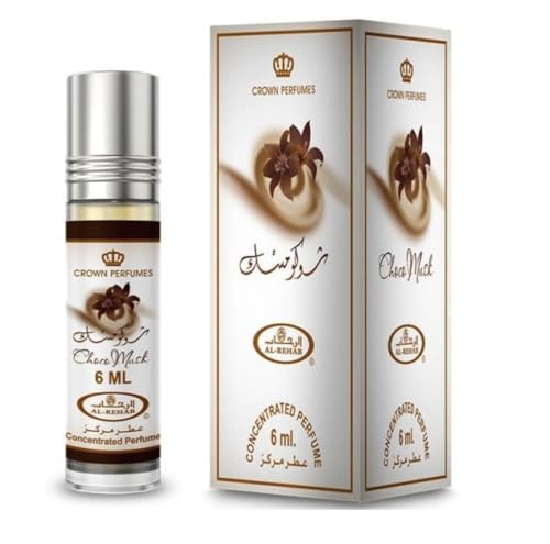 Choco Musk 50ml and 6ml Eau de Parfum Spray oil for Men/Women Cologne-Rich Chocolate & Musk (Pack of 2)