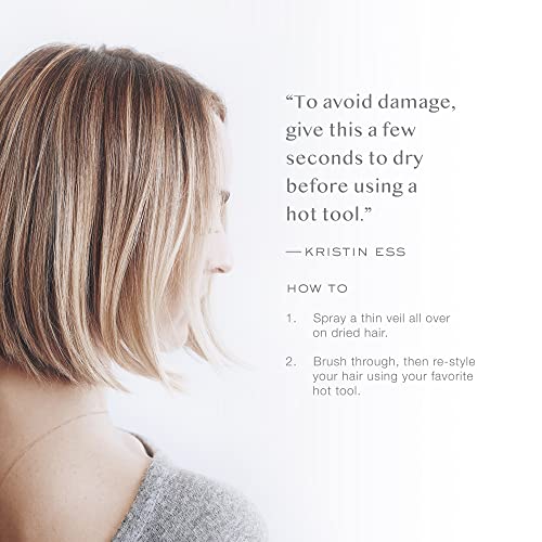 Kristin Ess Hair Style Reviving Dry Conditioner for Moisture + Shine with Heat Protectant - Softens, For Oily Hair, Vegan, Color + Keratin Safe, 4.8 fl oz