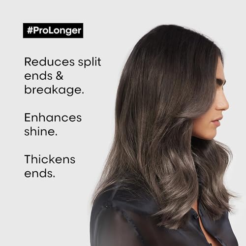 L'Oréal Professionnel Paris Pro Longer Heat Protectant Cream - For Thinned Hair, Fills and Visibly Reduces Appearance of Split Ends, Provides Thicker Hair and Shine