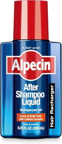 Alpecin After Shampoo Caffeine Liquid 6.76 fl oz (Pack of 1) I Topical Solution for Men's Thinning Hair I Promotes Natural Hair Growth I Sulfate Free with Concentrated Caffeine