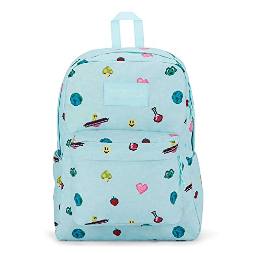 JanSport SuperBreak Backpack - Durable, Lightweight Premium Backpack - Pixel Party