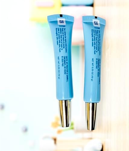 Crest Whitening Emulsions On-The-Go Leave-On Teeth Whitening Gel Pen from Bonus Pack 0.35 Oz Tubes with NO Box Pack of 2