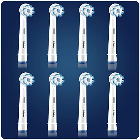 Braun Oral-B 4210201320180 Sensitive Clean Toothbrush Heads for Our Gentle Cleaning, in Letterbox Packaging Pack of 8