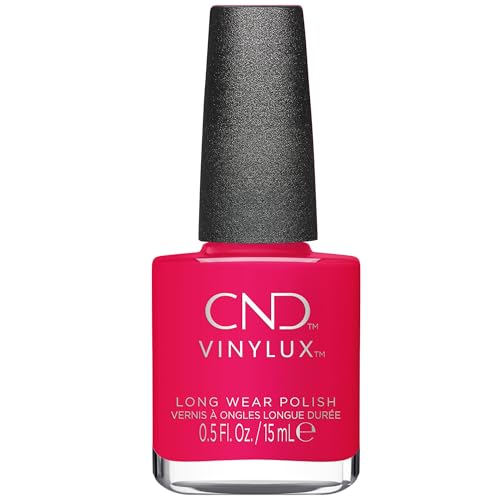 CND Vinylux Longwear Red Nail Polish, Gel-like Shine & Chip Resistant Color, 0.5 Fl Oz