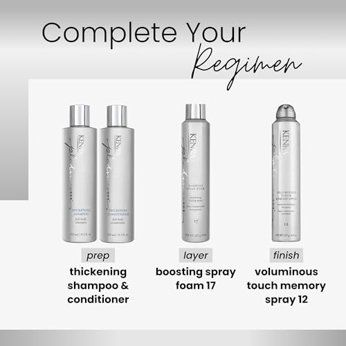 Kenra Platinum Voluminous Touch Memory Spray 12 | Bodifying, Fullness Hairspray | Lasting Sytle Memory for 96 Hours | Soft, Touchable Volume | All Hair Types