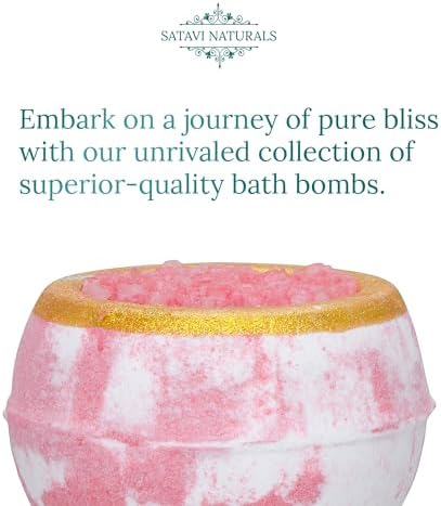 Crystal Bath Bombs (6 Pack) Luxurious Aromatherapy Bath Bombs Enriched with Nourishing Bath Salts for Silky Smooth Skin & Pleasantly Scented for an Immersive Zen-Like Experience