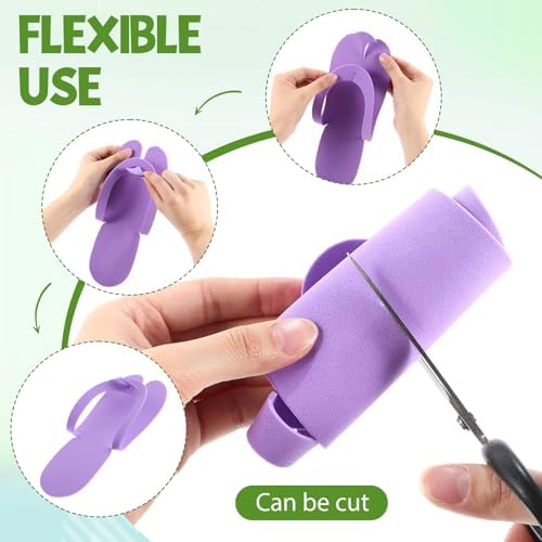JaGely 100 Pair Disposable Pedicure Slippers Bulk Multicolor Flip Flop for Pedicure Anti Slip EVA Foam Spa Slipper Sandal Disposable Shoe Kit for Women Nail Bath Salon Party Supplies