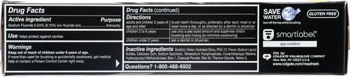 Colgate Max Fresh Toothpaste + Charcoal, Charcoal Mint (6 Ounce, Pack of 2)
