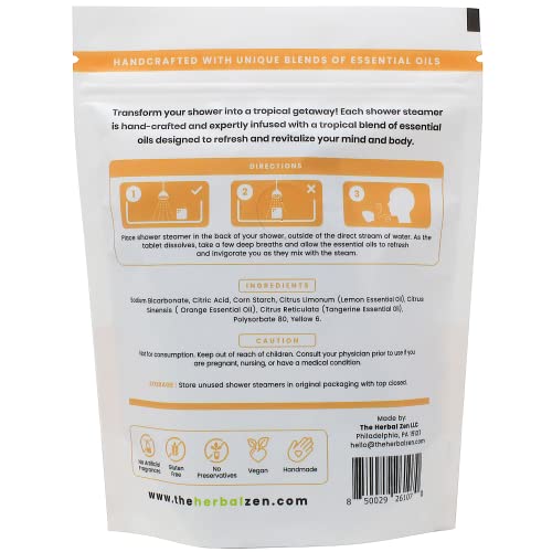 Bulk Shower Steamers with Essential Oils Combo Set by The Herbal Zen (3 Packs of 10 tablets, Value Set), Bulk Shower Bombs, Relaxation Gift for Women and Men, Birthday Gifts, Mothers Day Gift