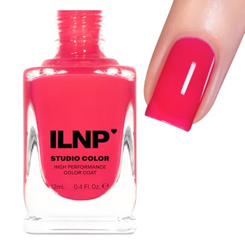 ILNP Malibu - Raspberry Jelly Nail Polish, Studio Color High Performance