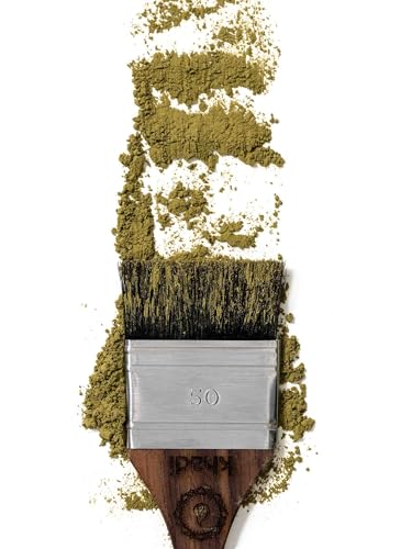 khadi DARK BROWN Natural Hair Color - Hair Color for deep, shiny dark brown to strong black brown - 100% herbal & natural - 3.5 oz