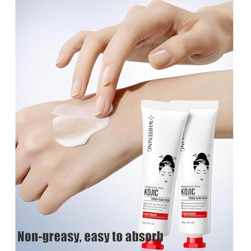 Kojic Hand Cream & Face Cream Set, Hyaluronic Tender Lotion, Deep Moisturizing & Nourishing Skincare for All Skin Types