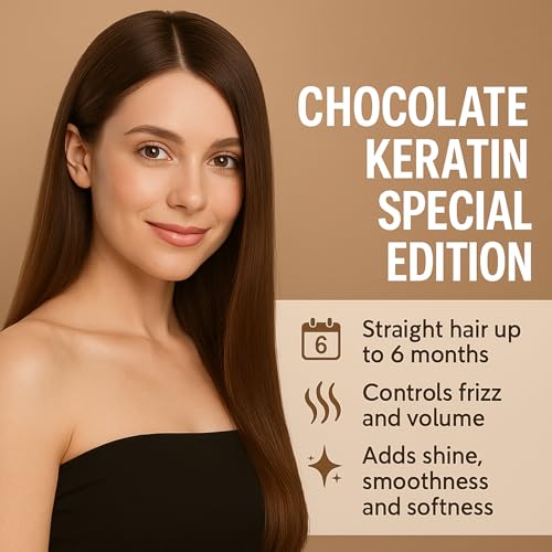 Kachita Spell New Brazilian Keratin Hair Treatment Chocolate LONG Lasting Keratin Treatment with Argan Oil Straightening Smoothing Professional Results All Hair Types Made in USA 16 floz