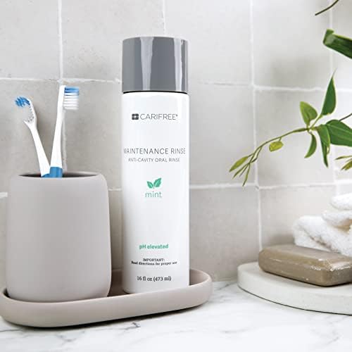 CariFree Maintenance Rinse, Mint Flavored, Anti-Cavity Fluoride Mouthwash, Dentist Recommended, Prevents Oral Decay, Freshens Breath, Alcohol-Free, Neutralizes pH (Previously CTx3)