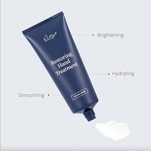City Beauty Restoring Hand Treatment - Moisturizing Hand Cream - Dry Hand Relief - Solution for Wrinkled, Crepey Hands & Dark Spots - Wash-Resistant - Anti-Aging Cruelty-Free Skin Care