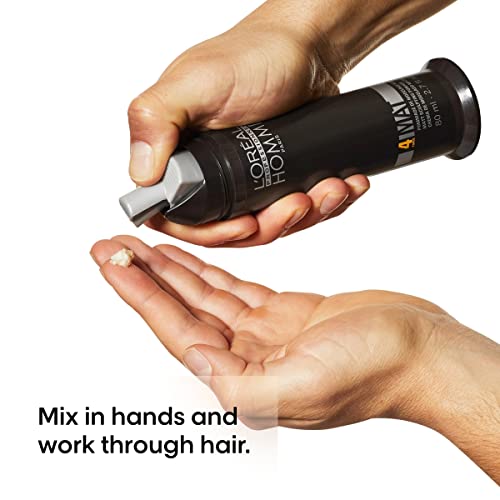 L'Oréal Professionnel Paris Men’s Styling Pomade - For All Hair Types, Provides Medium Hold and Matte Finish