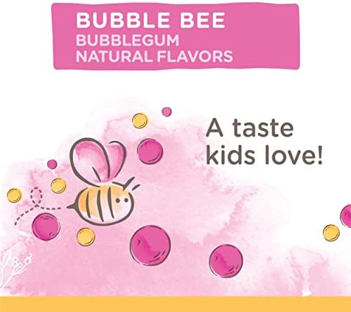Burt's Bees Kids Toothpaste, Natural Flavor, Fluoride Free, Bubble Bee, 4.7 oz, Pack of 4