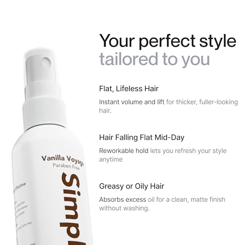 Himalayan Sea Salt Spray for Hair - All Natural, 5 Ingredient Texturizing and Volumizing Product - Beach Look To Add Volume & Texture - Unisex - 240ml