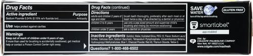 Colgate Max Fresh Toothpaste + Charcoal, Charcoal Mint (6 Ounce, Pack of 2)