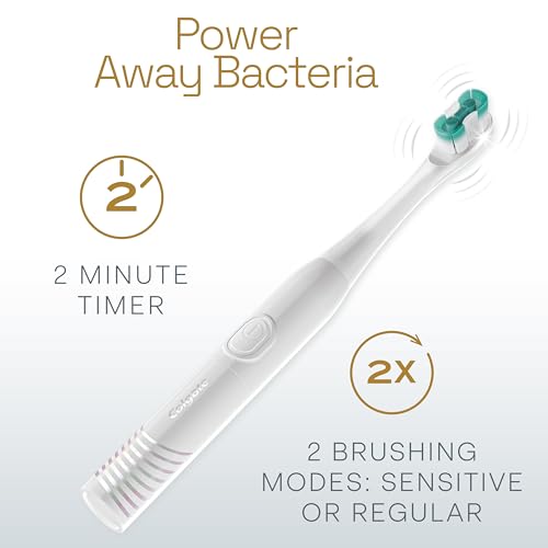 Colgate Total Battery Powered Toothbrush, White