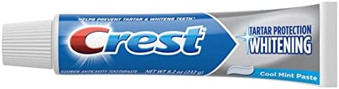 Crest Tartar Protection Whitening Cool Mint Flavor Toothpaste 8.2 Oz (Pack of 4)