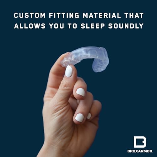 BruxArmor Nightguard - Bruxism Mouth Guard for Bruxism Relief and Grinding Relief, Professional Custom Fit Brux Night Guard, 2 Pack (Blue)