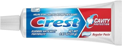 Crest, Cavity Protection Fluoride Anticavity Toothpaste, 0.85 Oz Travel Size (100 Pack)