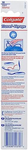 Colgate Travel Toothbrush, Soft, 12 Pack