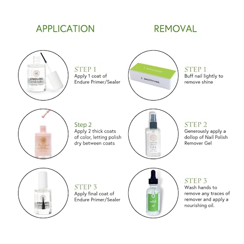 Honeybee Gardens Endure Primer Sealer for Nails, 0.5 fl oz.