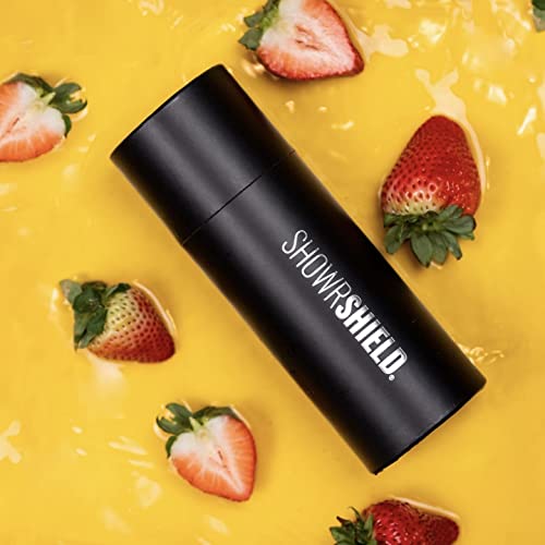 Keeps your face dry while your showering & shampooing. Any reason to keep your face dry while in the shower.