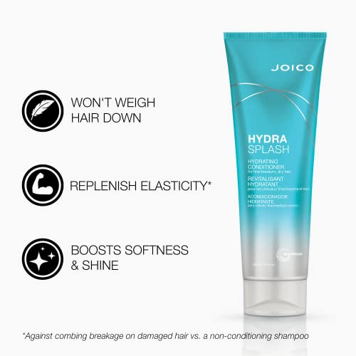 Joico HydraSplash Hydrating Shampoo & Conditioner Set, Preserve Natural Moisture, for Fine / Medium / Dry Hair