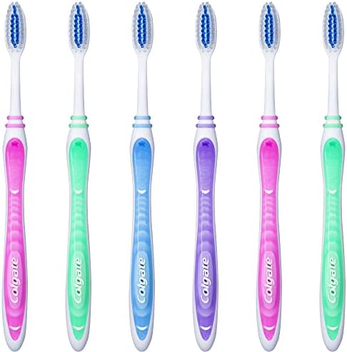 Colgate Wave Gum Comfort Toothbrush, Ultra Soft Compact Head (Colors Vary) - Pack of 6