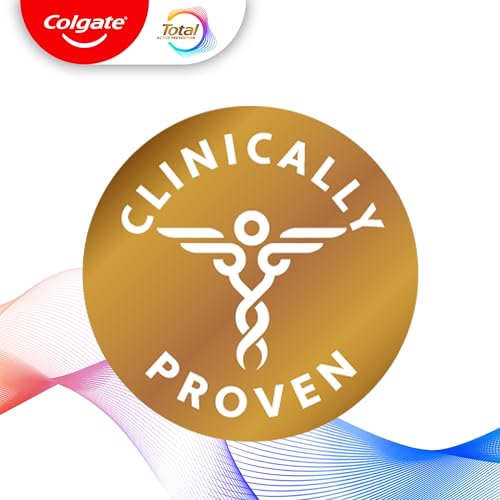 Colgate Total Mouthwash, Alcohol Free Mouthwash, Peppermint, 16.9 Ounce, 3 Pack