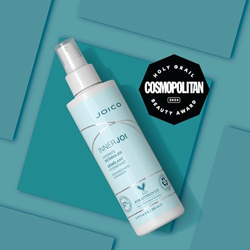 Joico InnerJoi Hydrate Detangler | For Dry Tangled Hair | Sulfate & Paraben Free | Naturally-Derived Vegan Formula