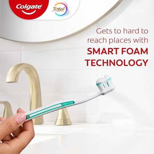 Colgate Total Plaque Pro Release Whitening Toothpaste Pack, Whitening Fluoride Toothpaste, Fights Plaque, Bad Breath, Tartar Buildup, and Helps Protect Teeth from Sensitivity, 2 Pack, 3.0 oz