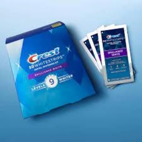 Crest 3D Whitestrips Brilliance White, 32 Strips = 16 Treatments (Each with 1 Upper/1 Lower).