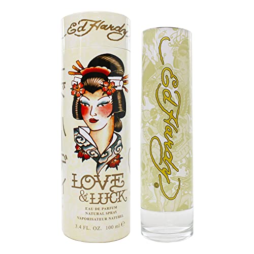 Christian Audigier Ed Hardy Love & Luck Eau de Parfum Spray for Women, 3.4 oz