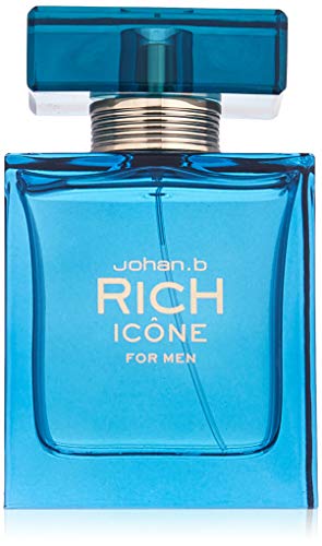Johan B. Rich Icone for Men Eau De Toilette Spray, 3 Ounce