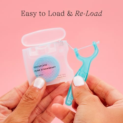 Kids Reflosser, Reusable, BPA-Free Flosser for Children with Sticker Pack, Dentist-Designed Eco-Friendly Oral Care Tool, Floss Holder for Healthy Teeth (Floss Not Included)