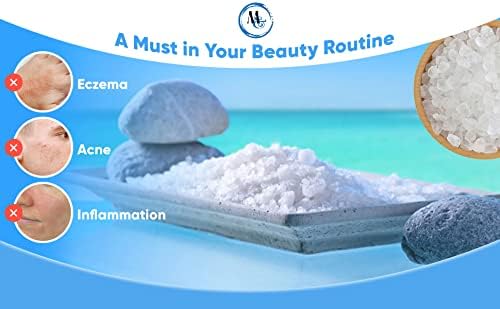 Dead Sea Salts for Soaking, Mineral Salt for Bath, Spa, Shower – More Minerals Than Epsom Salt, Pure and Natural Bath Salt for Foot Soak, Fine Salt Mined from Dead Sea