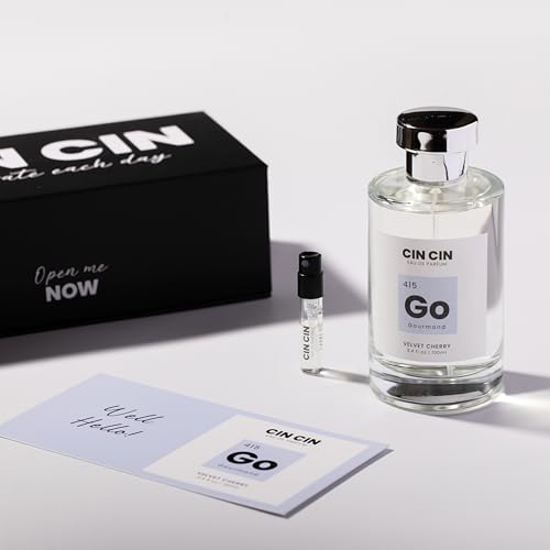 Cin Cin Velvet Cherry Perfume for Women and Men - Gourmand 415 EDP 100ml Inspired by T.F's Lost Cherry Perfume - Long-Lasting, Paraben-Free, and Concentrated Eau De Parfum Fragrance