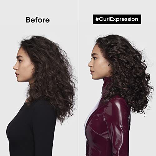 L'Oréal Professionnel Paris Curl Expression 10-in-1 Mousse - Multi-Benefits For Curly and Coily Hair - Defines and Strengthens Curls With Heat Protection, Silicone, Paraben and Alcohol-Free