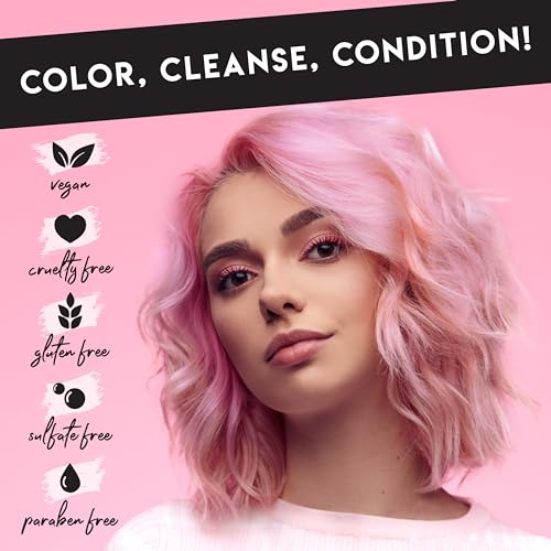 Color Cleansing Conditioner, Silver, 3-in-1 Color Depositing Formula, Vegan, Sulfate-Free, Paraben-Free, 8.25 oz