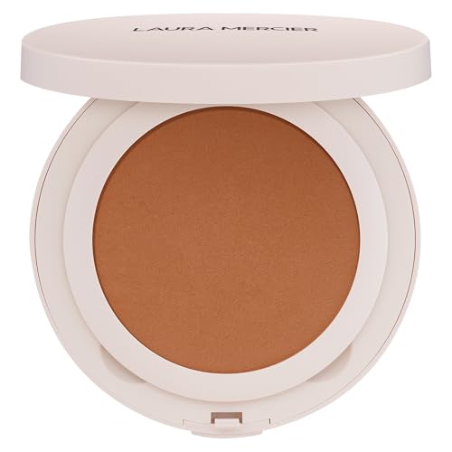 Laura Mercier Ultra-Blur Talc-Free Waterproof Translucent Pressed Setting Powder, 16HR Weightless Wear and Shine Control, Hyaluronic Acid Infused for 24HR Hydration, Natural Finish, Includes Puff