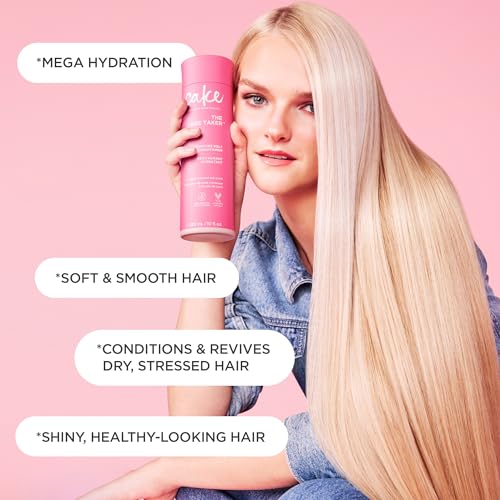 Cake Beauty Moisturizing Conditioner, The Care Taker – Hydrates and Replenishes Dry Hair – With Coconut Water, Hyaluronic Acid & Shea Butter - For All Hair Types - 296 ml